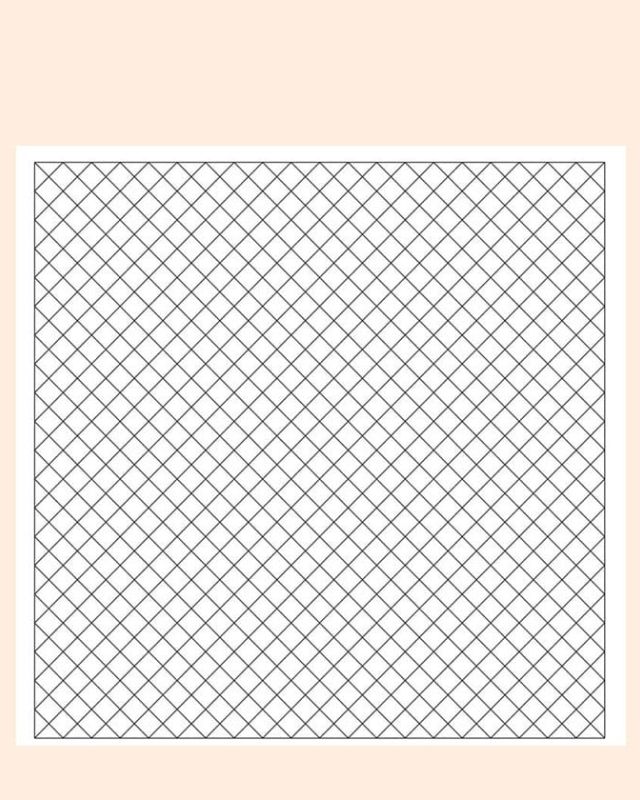 1/2″ Diagonal Grid Panel