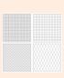 All 4 pre-printed grid practice panels